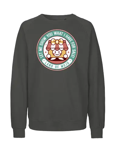 Marina Story Book Shopkeeper - thrash, storybook, honey badger, indie game, video game, gamer, gaming, adventure, magic - Fairtrade Sweatshirt