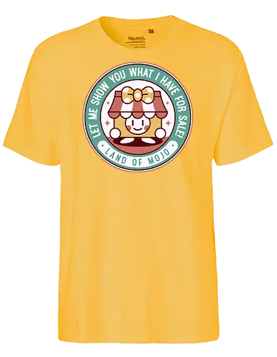 Marina Story Book Shopkeeper - thrash, storybook, honey badger, indie game, video game, gamer, gaming, adventure, magic - Fairtrade T-Shirt