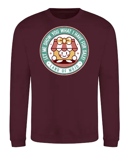 Marina Story Book Shopkeeper - thrash, storybook, honey badger, indie game, video game, gamer, gaming, adventure, magic - Sweatshirt