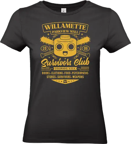 Willamette Parkview Survivor - zombie, servbot, video game, gaming, gamer, survival horror, terror, Horror, biohazard - Standard T-Shirt (Women)