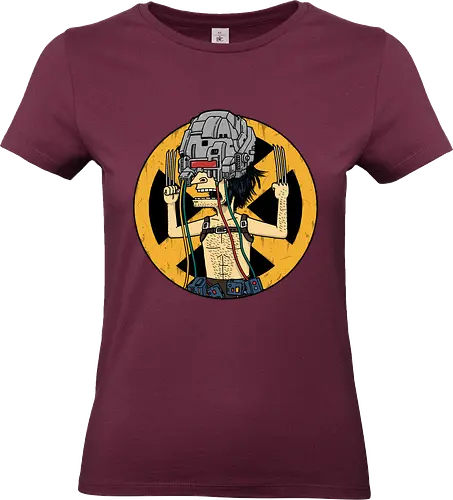 Weaponholio X - weapon x, Superhero, weapon-x, comics, funny cartoons, savage mutant, bungholio, snikt, adamantium, x-23, 90's cartoons, classic cartoons - Standard T-Shirt (Women)