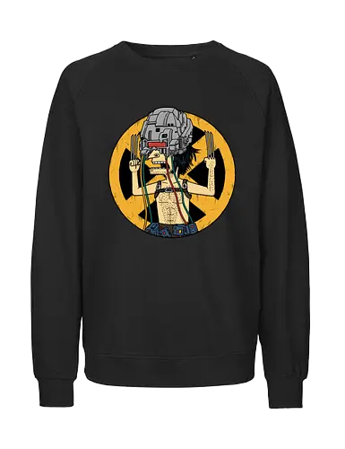 Weaponholio X - weapon x, Superhero, weapon-x, comics, funny cartoons, savage mutant, bungholio, snikt, adamantium, x-23, 90's cartoons, classic cartoons - Fairtrade Sweatshirt