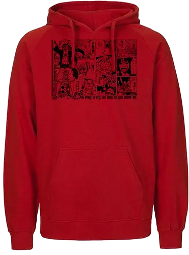 Anime Pirate - pirates, anime quote, inspirational, quote, pirate hunter, kuroashi, yonko, chopper, cat buglar, sunny go, going merry, anime, manga, otaku, weeb, jolly roger, comic art, manga drawing, anime artwork - Fairtrade Hoodie