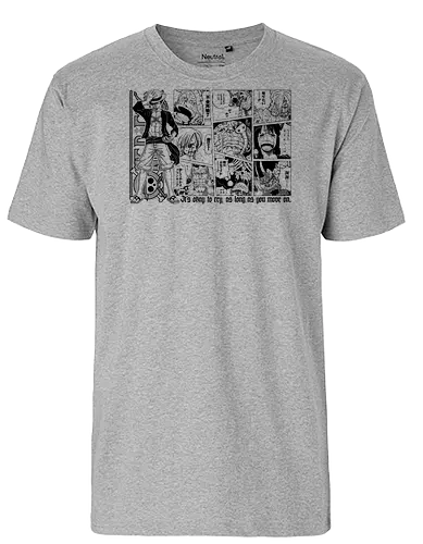 Anime Pirate - pirates, anime quote, inspirational, quote, pirate hunter, kuroashi, yonko, chopper, cat buglar, sunny go, going merry, anime, manga, otaku, weeb, jolly roger, comic art, manga drawing, anime artwork - Fairtrade T-Shirt