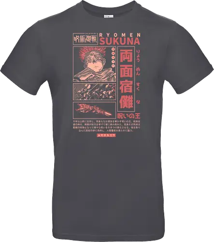 The King of Curses - cursed king, cursed finger, anime, senpai, dark fantasy, goth, manga, shonen, japanese, kanji, jujutsu, streetwear, otaku, weeb, hypebeast - Standard T-Shirt