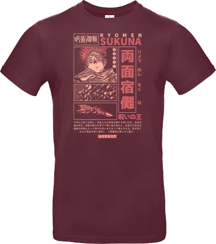 The King of Curses - cursed king, cursed finger, anime, senpai, dark fantasy, goth, manga, shonen, japanese, kanji, jujutsu, streetwear, otaku, weeb, hypebeast - Standard T-Shirt