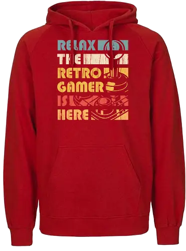 The Retro Gamer is here - demonigote, retro, vintage, gamer, pop - Fairtrade Hoodie