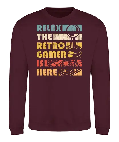 The Retro Gamer is here - demonigote, retro, vintage, gamer, pop - Sweatshirt
