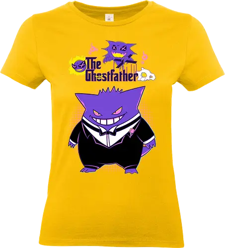The Ghostfather - anime, video games, gaming, Pocket, gamer, Ghost, the godfather, retro, ghost, horror - Standard T-Shirt (Women)