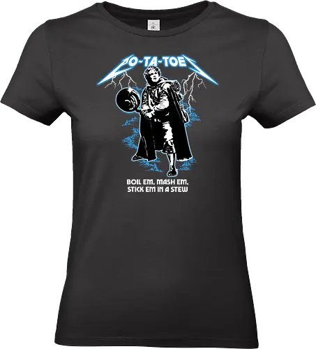 Taters Blue Edition - lotr, potatoes, taters, mash, funny, heavy metal, sam - Standard T-Shirt (Women)