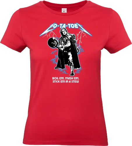 Taters Blue Edition - lotr, potatoes, taters, mash, funny, heavy metal, sam - Standard T-Shirt (Women)