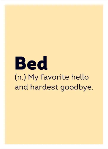 Bett Mein liebstes Hallo und der schwerste Abschied