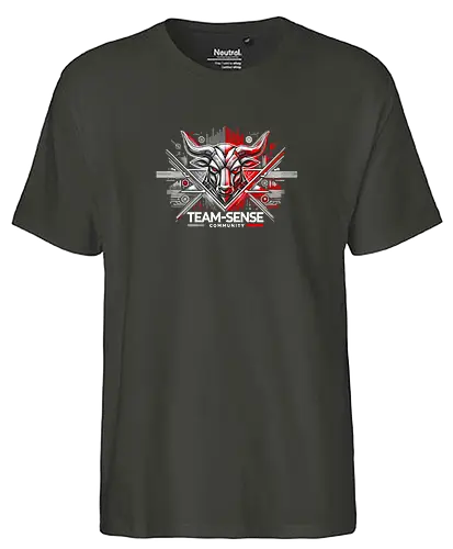 Team-Sense - Team-sense, Emblem, Stier - Fairtrade T-Shirt