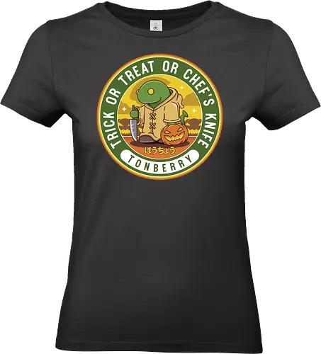 Salamander Halloween Emblem - chefs knife, Final, Cloud, Villain, halloween, Cactus, Kweh - Standard T-Shirt (Women)