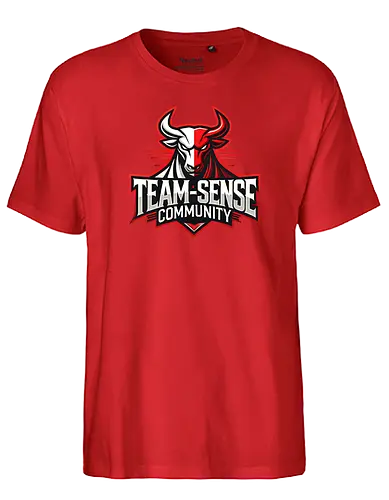 Team-Sense - Team-sense, Emblem, Stier - Fairtrade T-Shirt