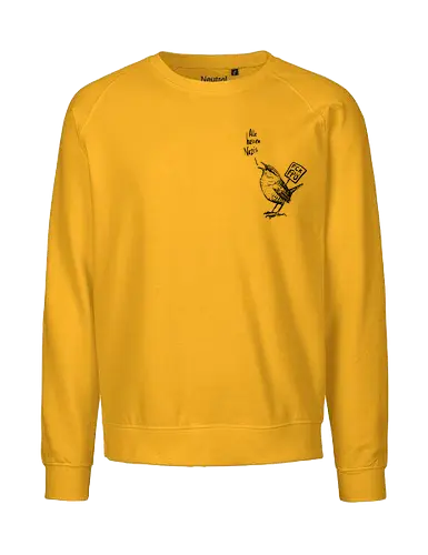 Anti-FPÖ-Zaunkönig - alle hassen nazis, zaunkönig, fck fpö, nofpö - Fairtrade Sweatshirt