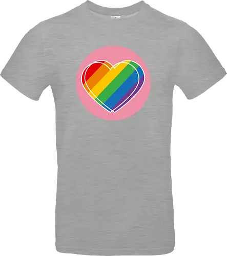 Pride Herz - Kreis - Standard T-Shirt