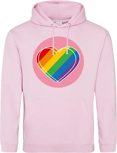 Pride Herz - Kreis - Standard Hoodie