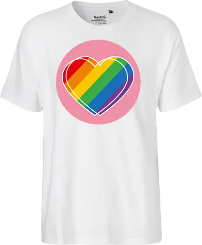 Pride Herz - Kreis - Fairtrade T-Shirt