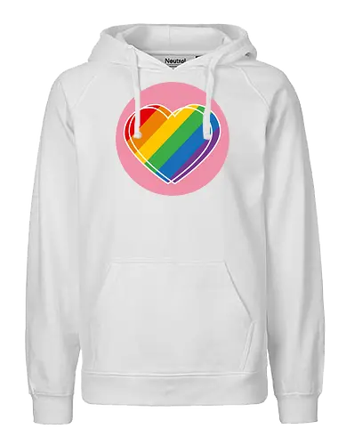 Pride Herz - Kreis - Fairtrade Hoodie