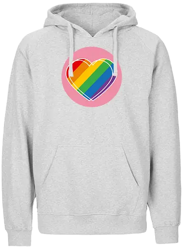 Pride Herz - Kreis - Fairtrade Hoodie