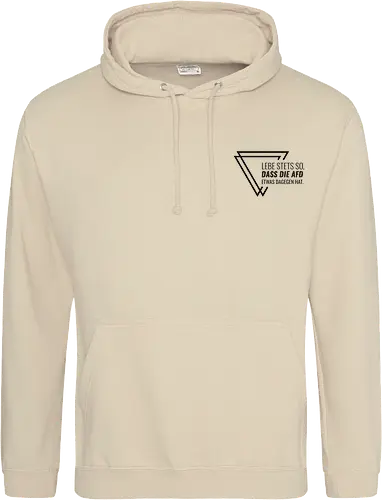 Lebe stets so... - Pocket - schwarz - Standard Hoodie