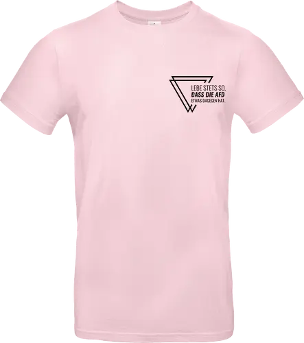 Lebe stets so... - Pocket - schwarz