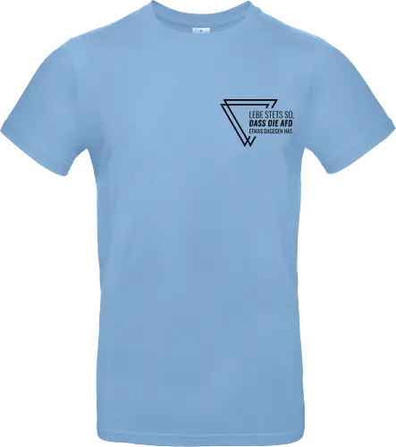 Lebe stets so... - Pocket - schwarz - Standard T-Shirt