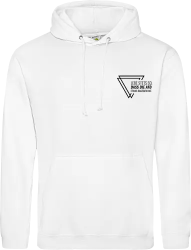 Lebe stets so... - Pocket - schwarz - Standard Hoodie