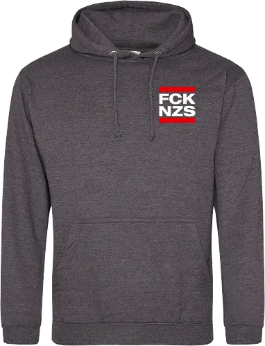 FCK NZS - Pocket - weiß - Standard Hoodie