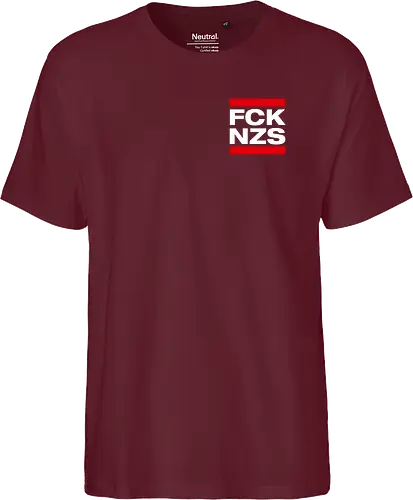 FCK NZS - Pocket - weiß - Fairtrade T-Shirt