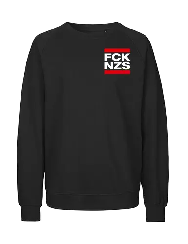 FCK NZS - Pocket - weiß - Fairtrade Sweatshirt