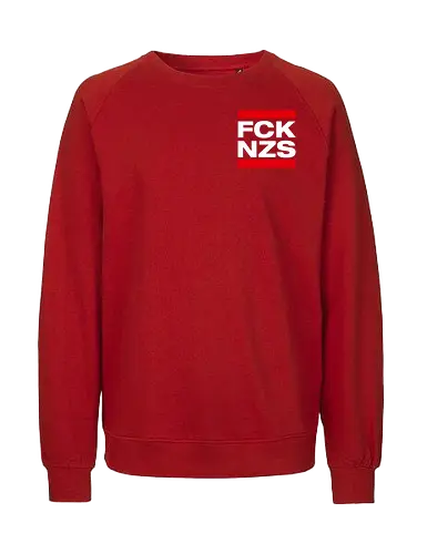 FCK NZS - Pocket - weiß - Fairtrade Sweatshirt