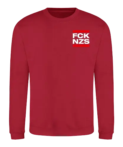 FCK NZS - Pocket - weiß - Sweatshirt