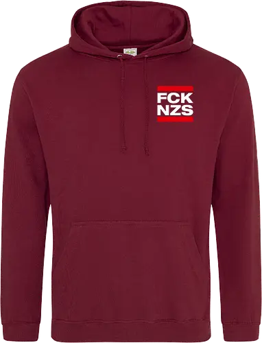 FCK NZS - Pocket - weiß - Standard Hoodie