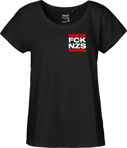 FCK NZS - Pocket - weiß - Fairtrade Girl Shirt
