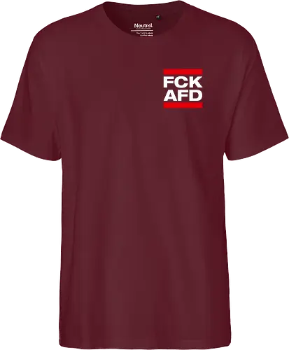 FCK AFD - Pocket - weiß - Fairtrade T-Shirt
