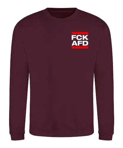 FCK AFD - Pocket - weiß - Sweatshirt