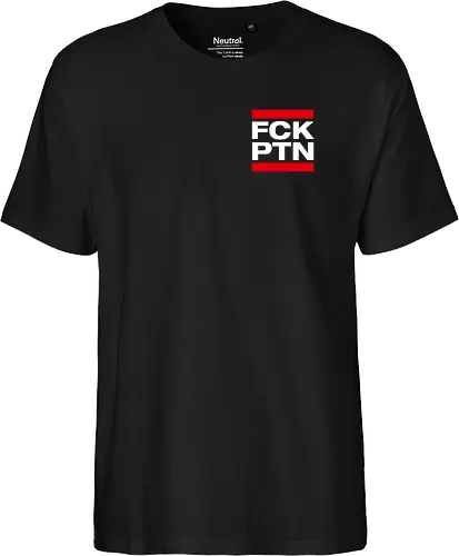 FCK PTN - Pocket - weiß - Fairtrade T-Shirt