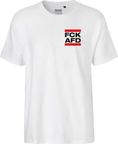 FCK AFD - Pocket - schwarz - Fairtrade T-Shirt