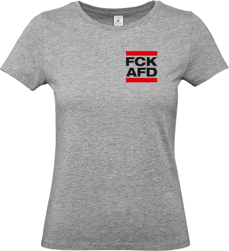 FCK AFD - Pocket - schwarz - Standard T-Shirt (Women)