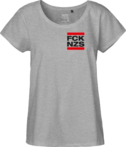 FCK NZS - Pocket - schwarz - Fairtrade Girl Shirt