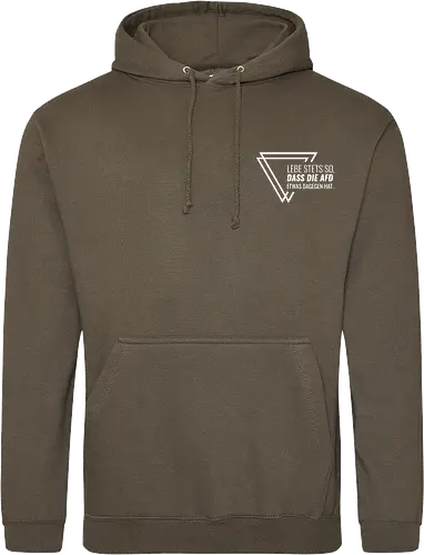 Lebe stets so... - Pocket - weiß - Standard Hoodie