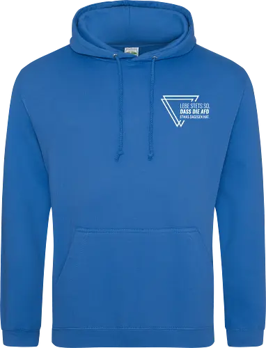 Lebe stets so... - Pocket - weiß - Standard Hoodie