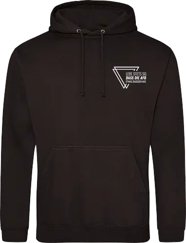 Lebe stets so... - Pocket - weiß - Standard Hoodie