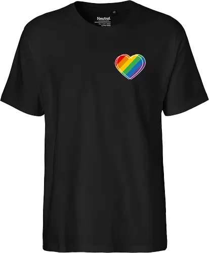 Pride Herz - Pocket - Fairtrade T-Shirt