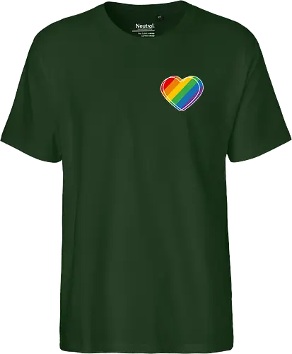 Pride Herz - Pocket - Fairtrade T-Shirt