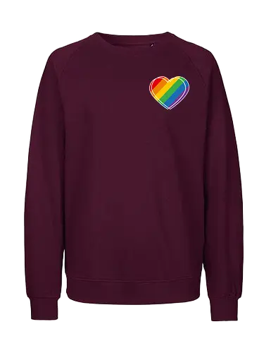 Pride Herz - Pocket - Fairtrade Sweatshirt