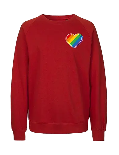 Pride Herz - Pocket - Fairtrade Sweatshirt