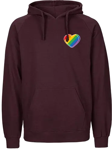 Pride Herz - Pocket - Fairtrade Hoodie